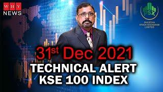 Technical alert for #PSX #KSE100 for 31st Dec 2021 by #Khalid Saifuddin