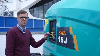 Коленчатый дизельный подъемник Sunward SWA16J. Рабочая высота 16 метров. Полный привод.