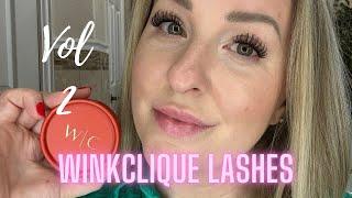 NEW LASHES TRY ON | WINKCLIQUE VOL 2