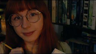 SEMI-OBSESSED LIBRARIAN interrupts your reading (asmr)