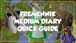 Fremennik Medium Diary Quick Guide - Old School Runescape/OSRS