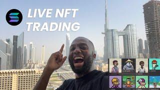 Trading Cheap Solana NFTs To 10x My Bag. This Is How It Works - Live