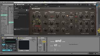 NI Monark VST relaxing bass sounds before Christmas 