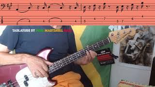 Stir It Up - Bob Marley, Catch a Fire, 1973 - Bass Cover with tabs and score 4K