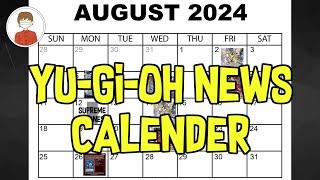 Yu-Gi-Oh! NEWS CALENDER! AUGUST 2024!