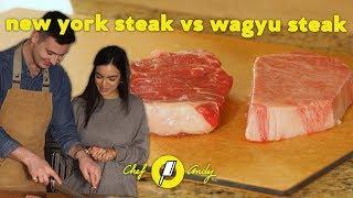 $300 Wagyu Steak vs $14 Steak // Chef Andy