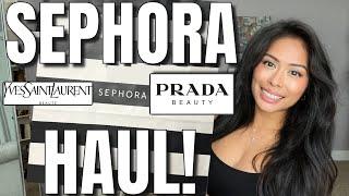 HUGE SEPHORA SALE HAUL! 20% OFF YSL, PRADA, BURBERRY AND MORE!