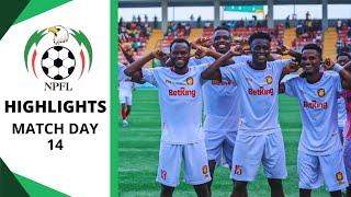 Nigeria Premier Football League | Match Day 14 Highlights - NPFL 2024/25