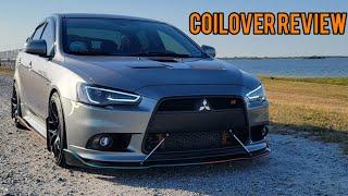 Lancer Ralliart Alignment and Coilover review (Cinematic included)