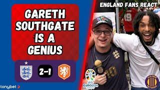 Southgate Is A Football Genius | England Fans React: Euro 2024 (ENG 2-1 NED)