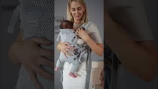 How to - carry a newborn in a Babybjörn baby carrier Harmony