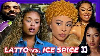 Latto CLASH Ice Spice  Pourquoi elles sont en beef ? Drake & son missile, Megan Nicki