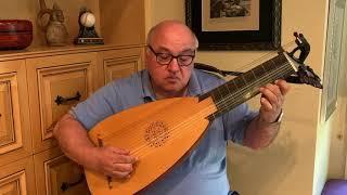 Entree and Allegro in A Major by Johann Daube for Baroque Lute