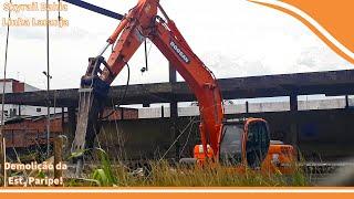 Início da Demolição da Estação Paripe junto ao Metrolinha 1 Parte 1, CTB - Skyrail Bahia