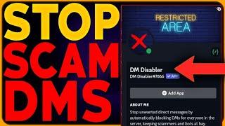 How to STOP Discord Scam DMs in your Discord Server!