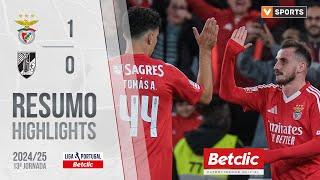 Resumo: Benfica 1-0 Vitória SC (Liga 24/25 #13)