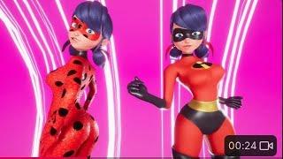 Miraculous Ladybug Transform into Elastigirl