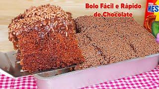 bolo de chocolate