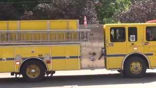 Yellow Fire Truck In Pennsylvania