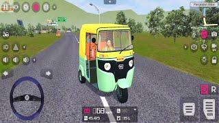 Bajaj Auto Rickshaw Game | Auto Wala Game | BUSSID New Mod Bus Simulator Indonesia Android Gameplay