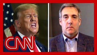 Trump called out Michael Cohen outside courtroom. Hear his response
