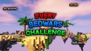 EVERY BEDWARS CHALLENGE!! (with EthanMC)