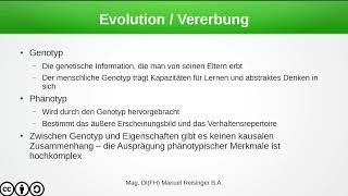 Psychologie - Biologie - Genotyp und Phänotyp