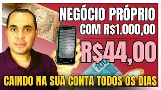 Crie um negócio com R$1.000,00 para trabalhar em casa nas horas vagas! Sem Shopee e estoque