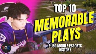 Top 10 Unforgettable Plays of PUBG MOBILE Esports History!