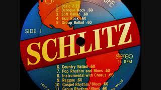 SCHLITZ BEER ONCE AROUND LIFE 1972 RADIO MUSIC IN STEREO LP VINYL RECORD