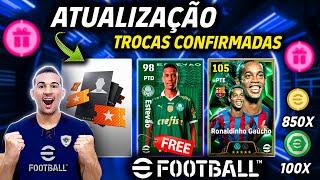 ATUALIZAÇÃO! TROCAS CONFIRMADAS, SUPER BOX DE ÉPICOS GRÁTIS NO NOVO EFOOTBALL 2025 MOBILE