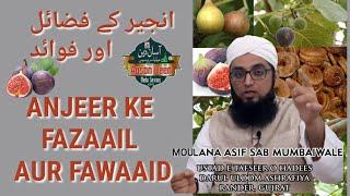 Anjeer Ke Fazaail Aur Fawaaid | Importance & Benefits of Figs by Mufti Aasif Sahab Bombaywala D. B.