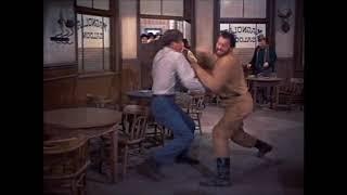 Carson City (1952) - Silent Jeff Kincaid Vs. Railroad Worker Fight