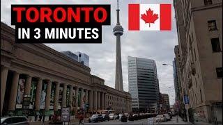 Toronto in 3 Minutes - Canada's Largest City | Multicultural City 