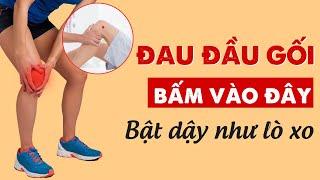 Kỹ Thuật Bấm Huyệt Chữa Đau Khớp Gối Chuyên Gia Hướng Dẫn. Bấm 5 Phút Cả Đời Hết Đau