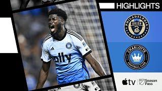 Philadelphia Union vs. Charlotte FC | Agyemang Brace! | Full Match Highlights | June 22, 2024