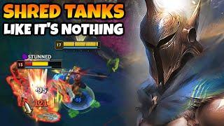 Pantheon Top doesn't just one-tap squishies, he does it to tanks too