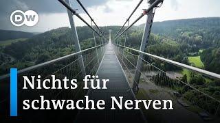 Deutschlands längste Fußgänger-Hängebrücke | DW Nachrichten