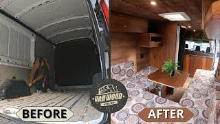 CamperVan Conversion | Timelapse start to finish | Ford transit