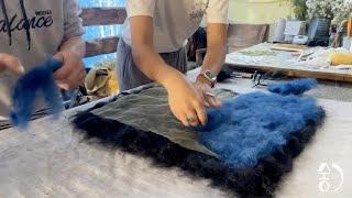 Caucasus | Traditional Handmade Wool Felt Art II: Wet Felting Step-by-Step