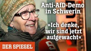Anti-AfD-Demo in Schwerin: »Ich bin sicher, das füllt sich gleich« | DER SPIEGEL