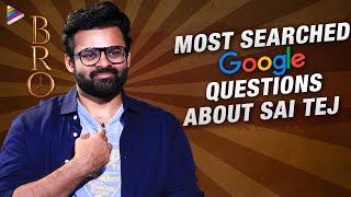 Sai Dharam Tej Exclusive Funny Q&A | Questions On Google | BRO Movie | Pawan Kalyan | Ketika Sharma