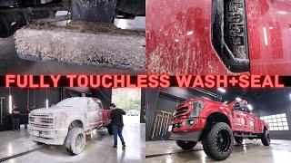 Filthy F350: Touchless Timed Wash+Seal with Chem-X Stars+Stripes+Snake Oil