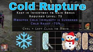 D2R Unique Items - Cold Rupture (Grand Charm) 2.5 PTR Version