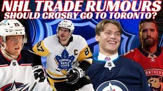 NHL Trade Rumours - Crosby to Leafs? Jets, CBJ, Panthers + More Signings