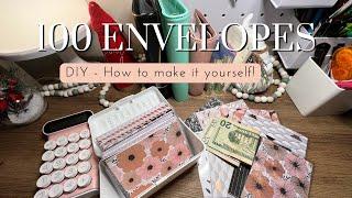 HOW TO MAKE A 100 ENVELOPE CHALLENGE BOX/CASH ENVELOPES EASY WAY!!!! | TyBudgets 