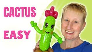 How to Make a Balloon Cactus  Cactus DIY Balloon Tutorial