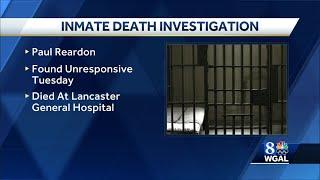 Lancaster County Prison inmate dies