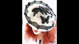 Oversized Lace Butterfly Mesh Design Headband Fascinator