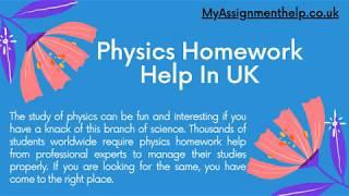 Physics Homework Writing Tips